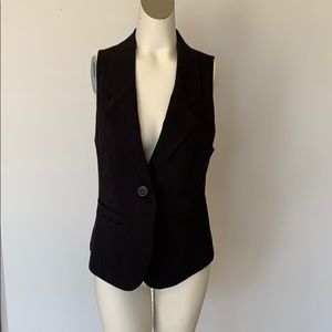Black Ann Taylor Loft vest